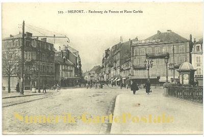 Belfort - Faubourg de France et Place Corbis