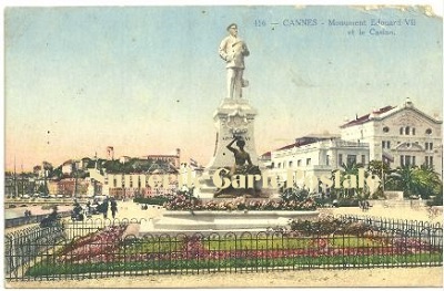 Cannes - Monument Edouard VII et le Casino