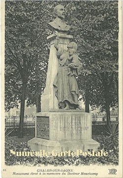 Chalon sur Saône - Monument en mémoire du Docteur Mauchamp