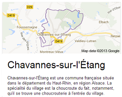 Chavannes l'Etang - Vue du village