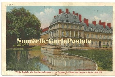 Fontainebleau - La Terrasse de l'étang de Carpes et l'Aile Louis XV