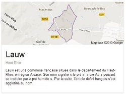 Lauw - Le village