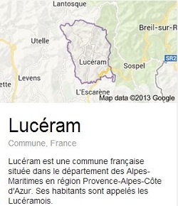 Lucéram -Entrée de la Ville