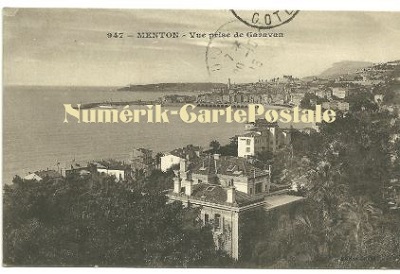 Menton - vue générale