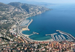 Menton - vue générale