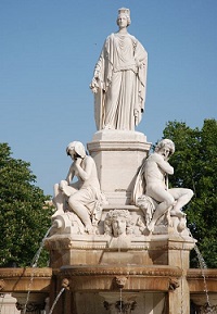 Nîmes - La Fontaine de Pradier