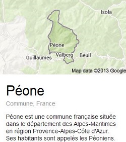 Péone - Vue Générale