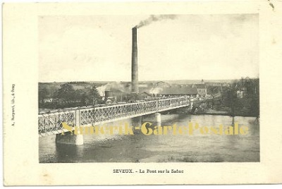 Seveux - Le pont sur la Saône