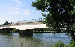 Seveux - Le pont sur la Saône