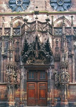 Strasbourg - La cathédrale - Portail St Laurent