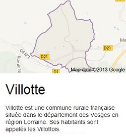 Villotte - Les restes de l'Eglise